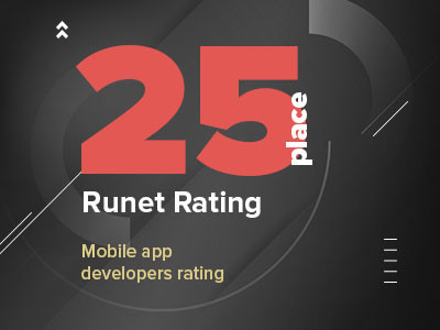 Runet Rating 2019: Mobile app developers ratings